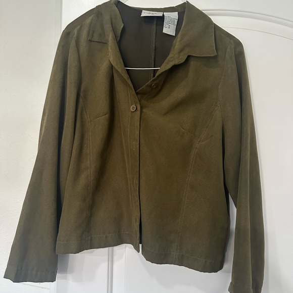 Jackets & Blazers - Elegant Olive Women's Blazer